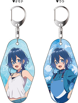 「白い砂のアクアトープ」両面キーホルダー 海咲野くくる